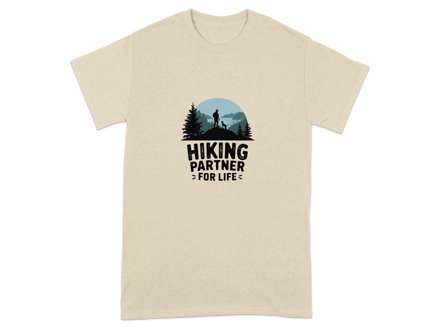 Hiking Partner for Life Silhouette Graphic T-Shirt product