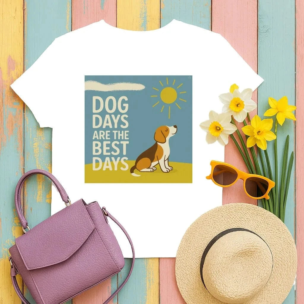 Dog Days Are The Best Days Beagle T-Shirt T-shirt