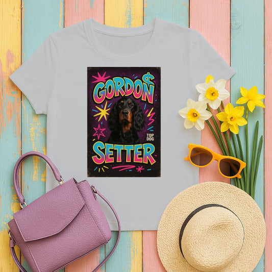Gordon Setter Top Dog Colorful Graphic T-Shirt product