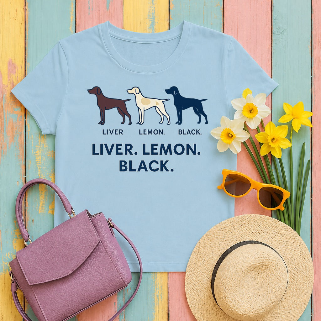 Pointer Coat Colors T-shirt in Light Blue