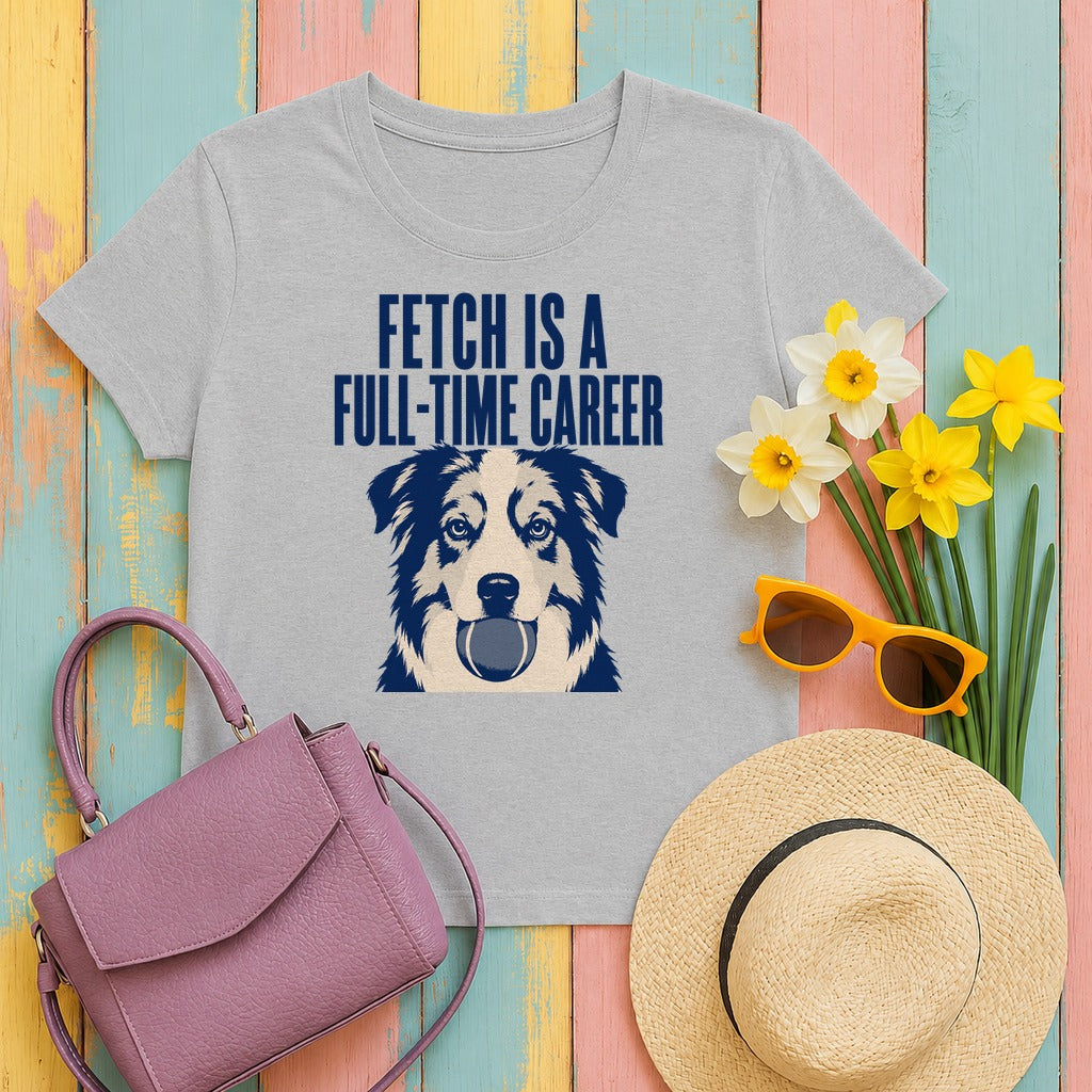 Fetch Career Aussie T-Shirt in Sport Grey