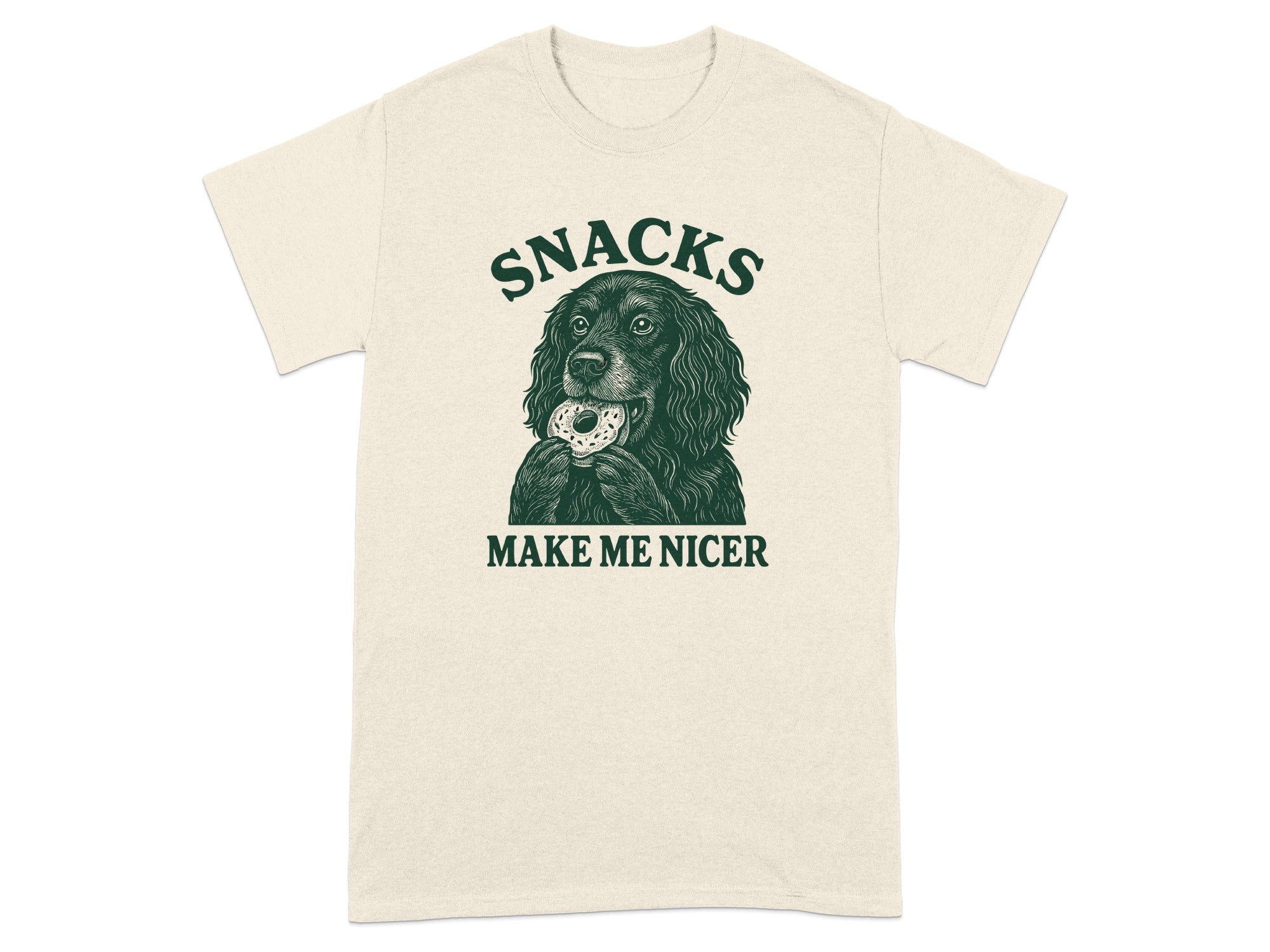 Snacks Make Me Nicer Graphic T-Shirt