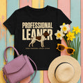 German Shorthaired Pointer Professional Leaner T-shirt in Black