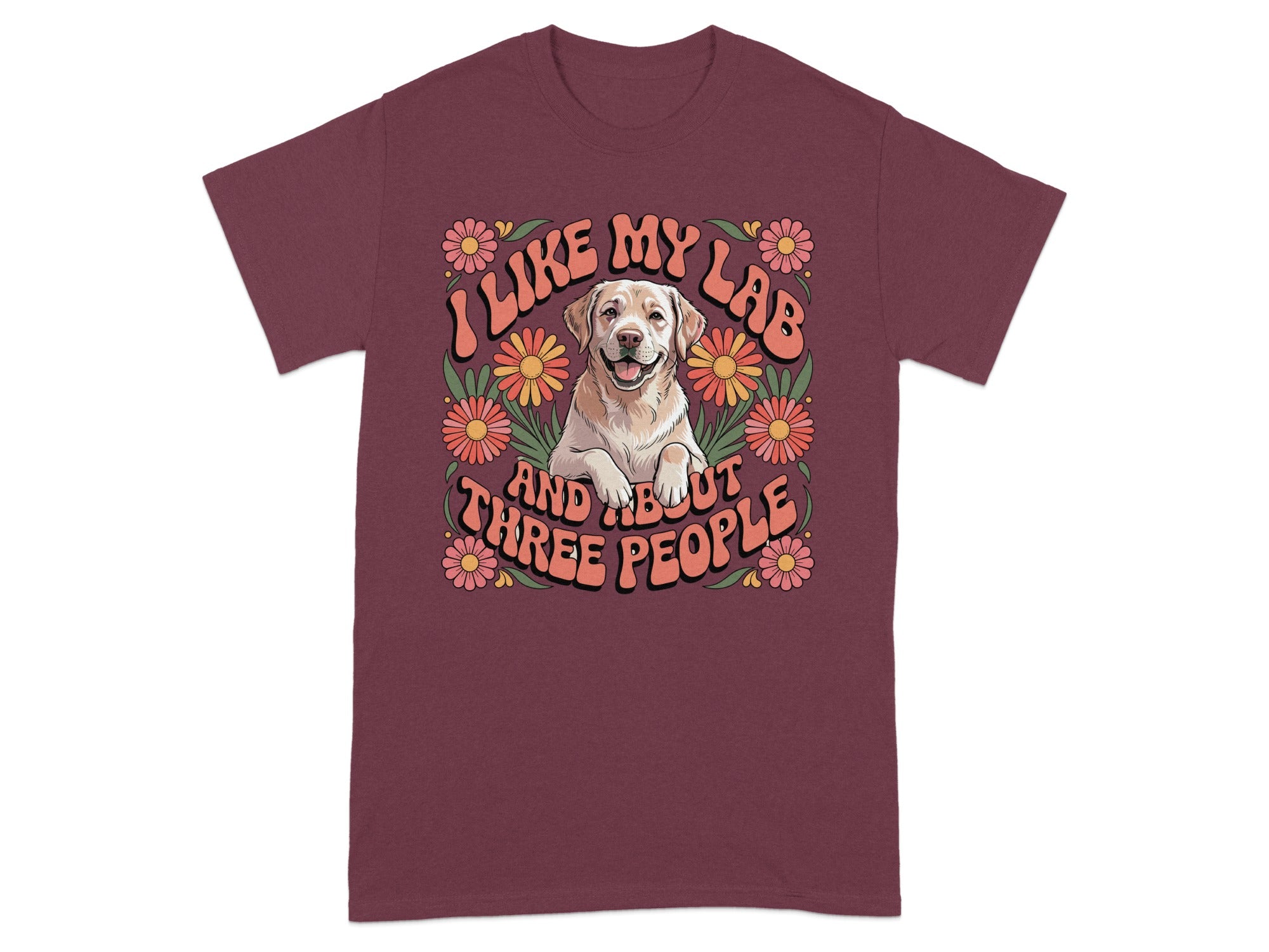 I Like My Lab And About Three People T-Shirt product