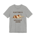 Bracco Italiano Playtime Is Over Tee