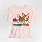 One Dog Open Sleigh Corgi T-Shirt