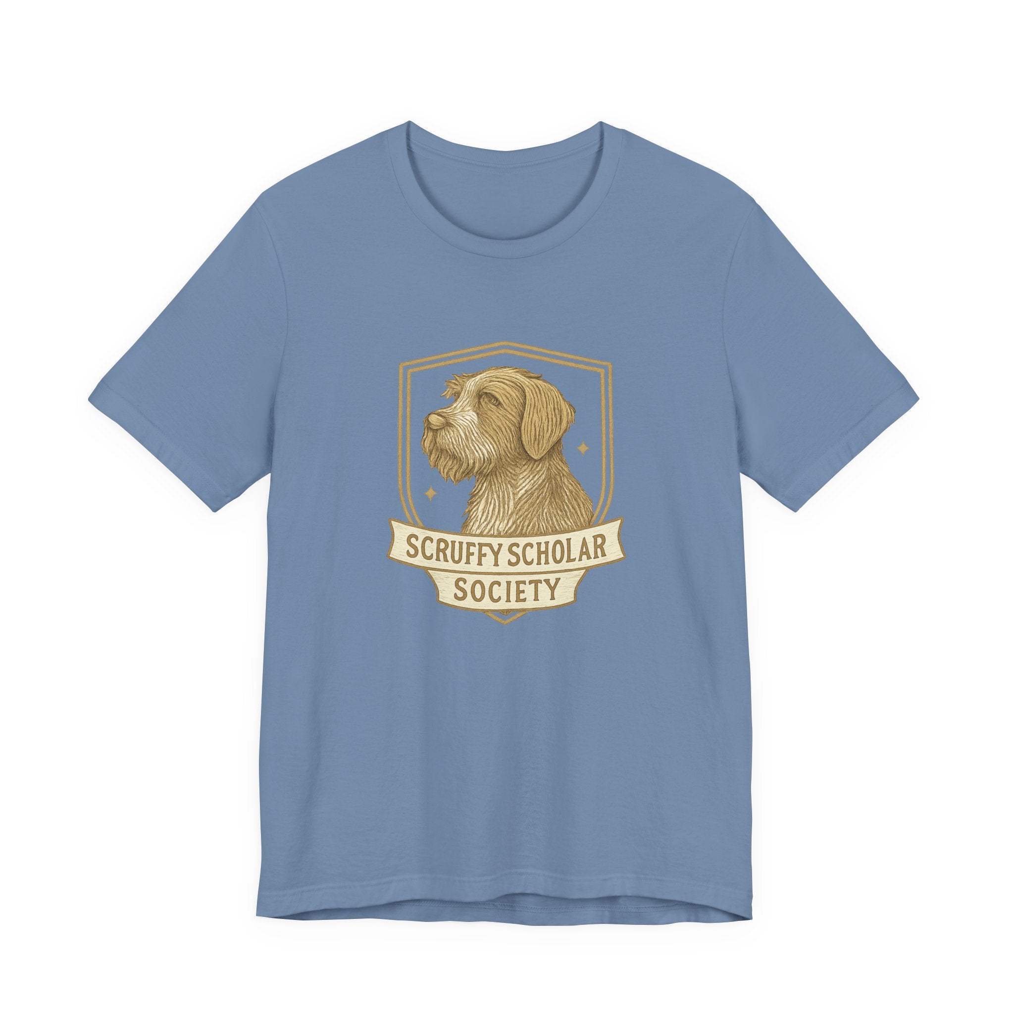 Wirehaired Pointing Griffon Scruffy Scholar Society Tee