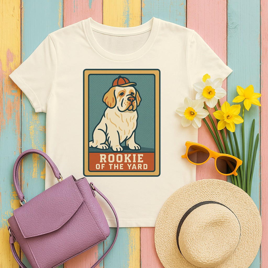 Clumber Rookie of the Yard Tee in Natural