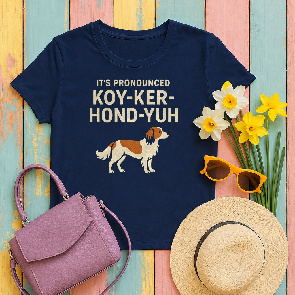 Kooikerhondje It's Pronounced Tee in Navy