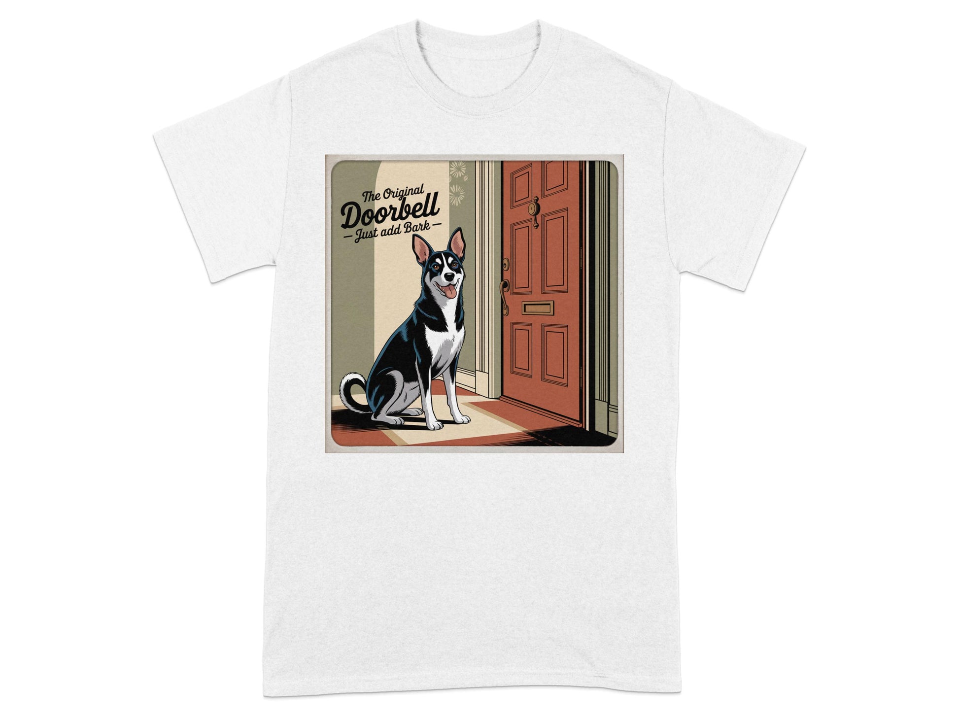 The Original Doorbell Just Add Bark T-shirt product