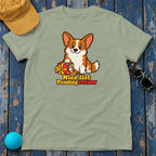 Nice List Pending Review Corgi T-Shirt — Sage