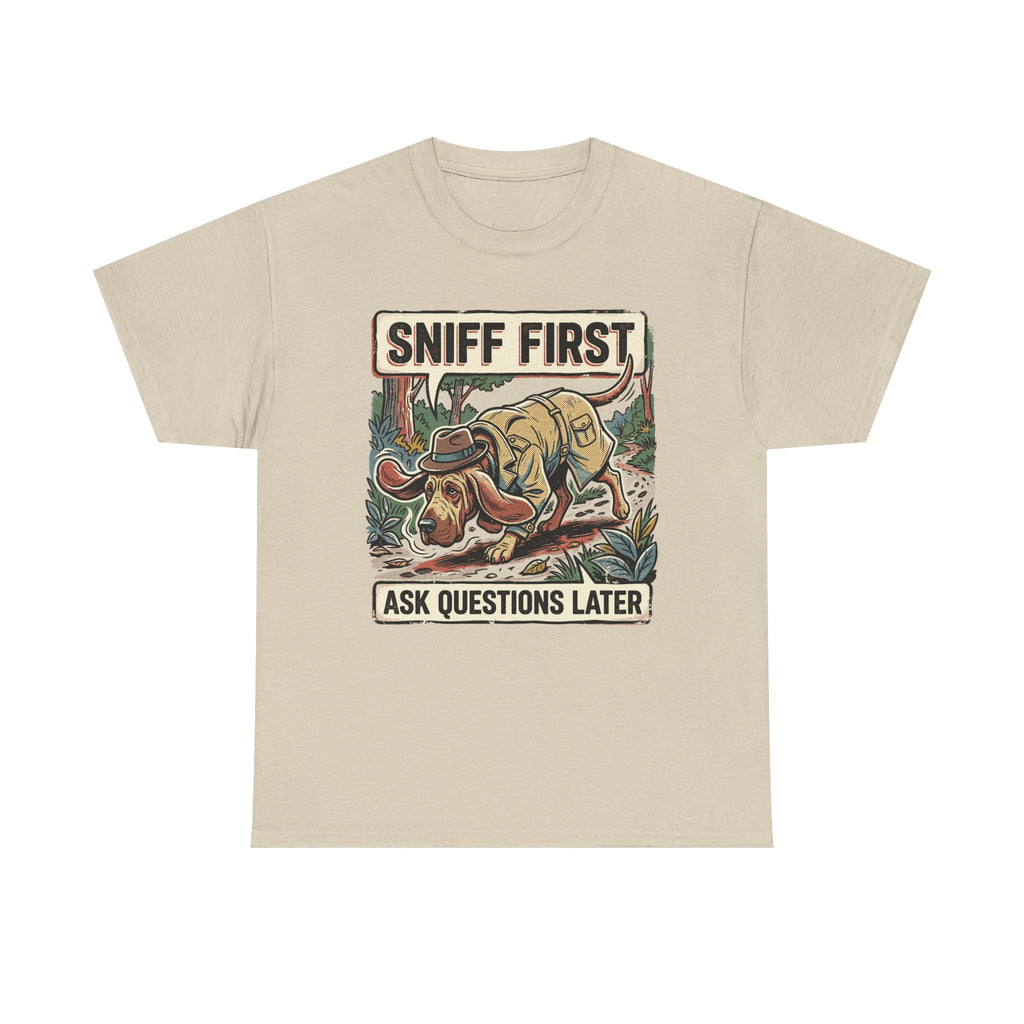 Noir Bloodhound 'Sniff First' T-Shirt