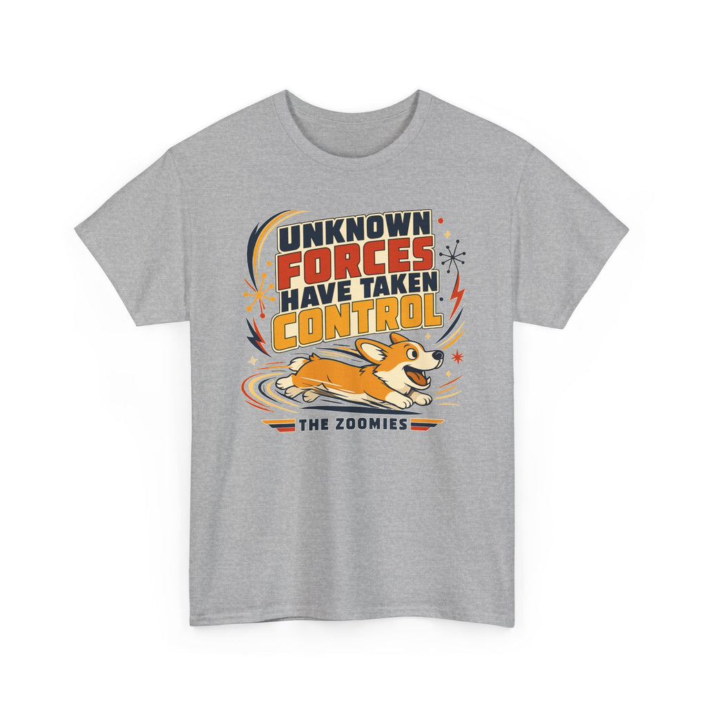 The Zoomies Control Corgi Graphic T-shirt