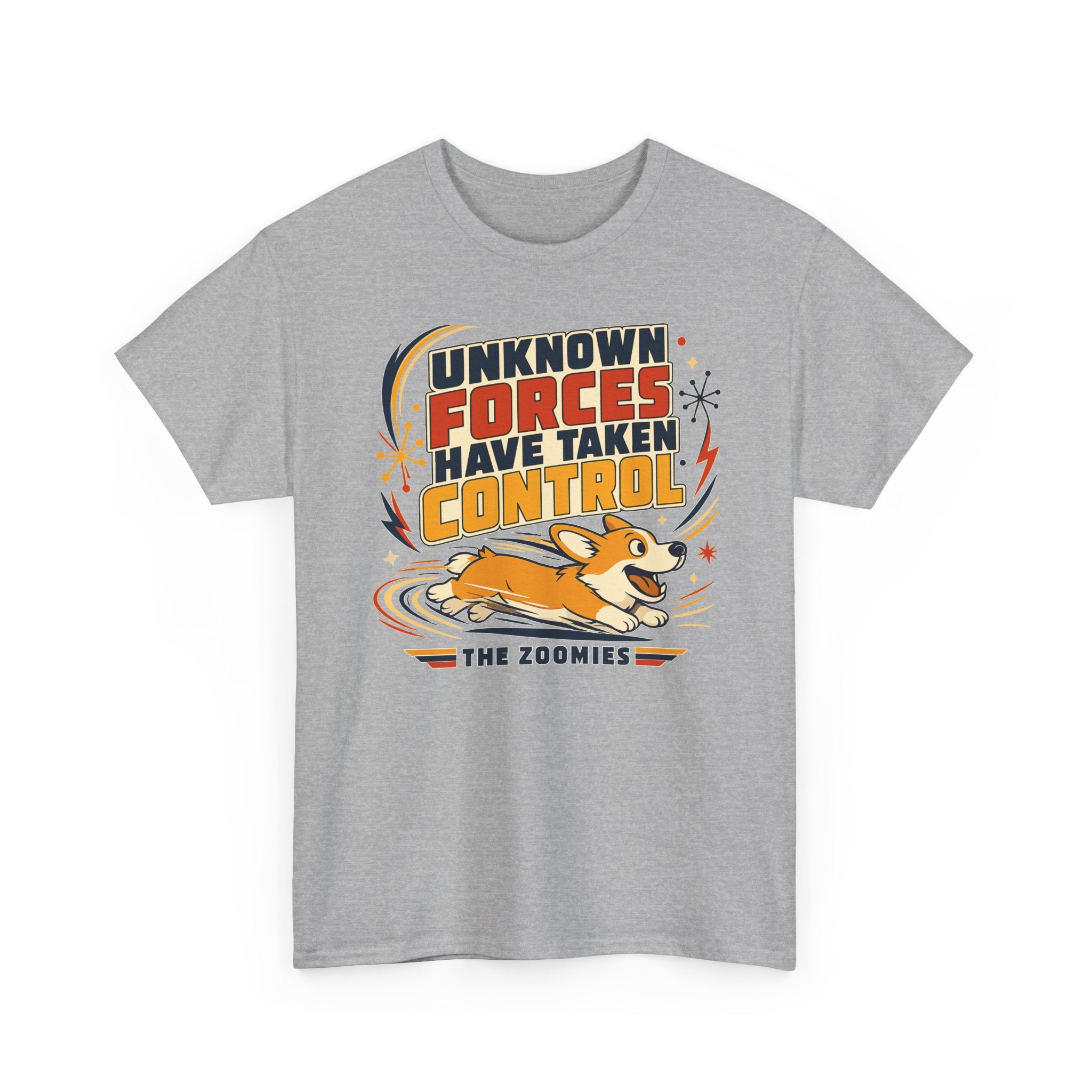 The Zoomies Control Corgi Graphic T-shirt