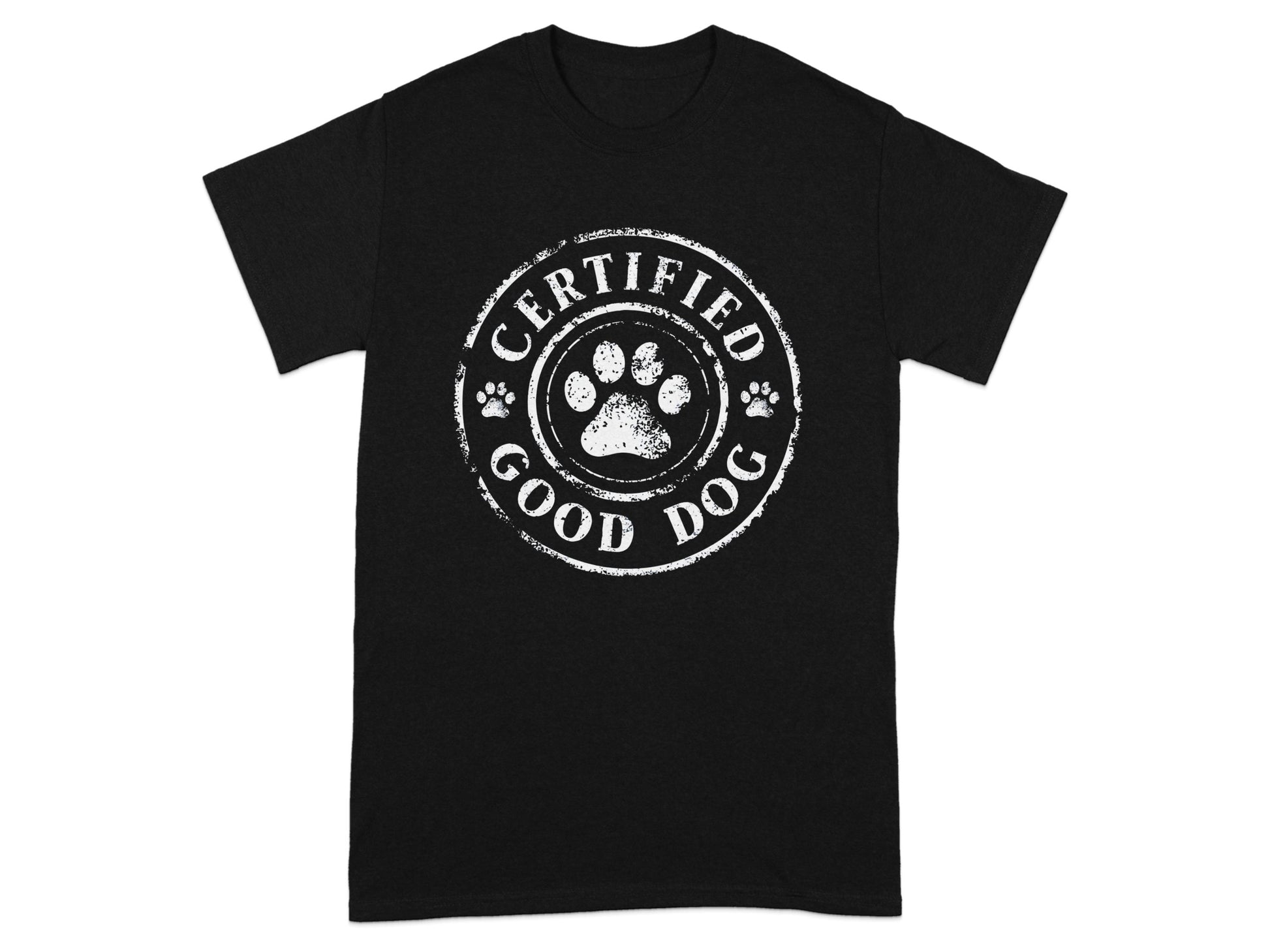 Certified Good Dog Black Graphic T-Shirt Product