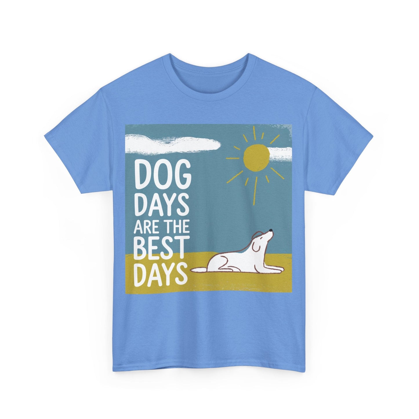 Dog Days Unisex Tee, Casual Summer Shirt, Pet Lover Gift, Beach Day Wear, Dog Enthusiasts Apparel T-Shirt