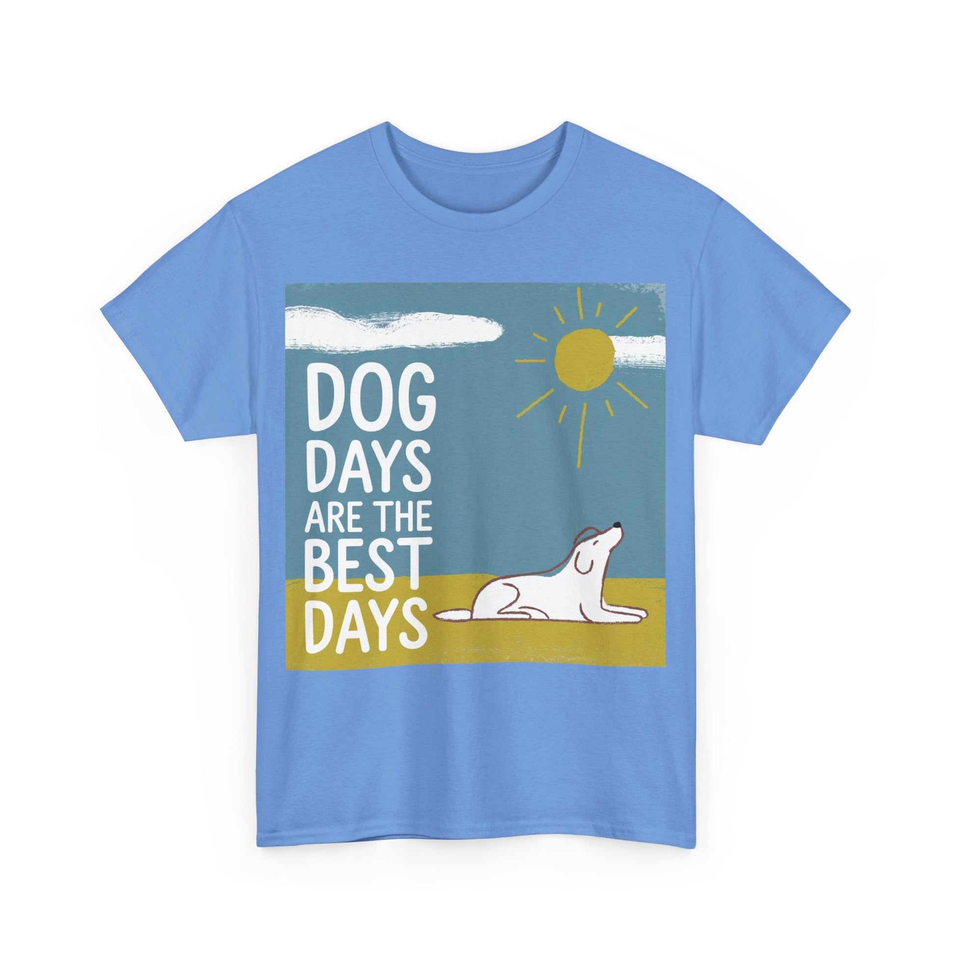 Dog Days Unisex Tee, Casual Summer Shirt, Pet Lover Gift, Beach Day Wear, Dog Enthusiasts Apparel T-Shirt