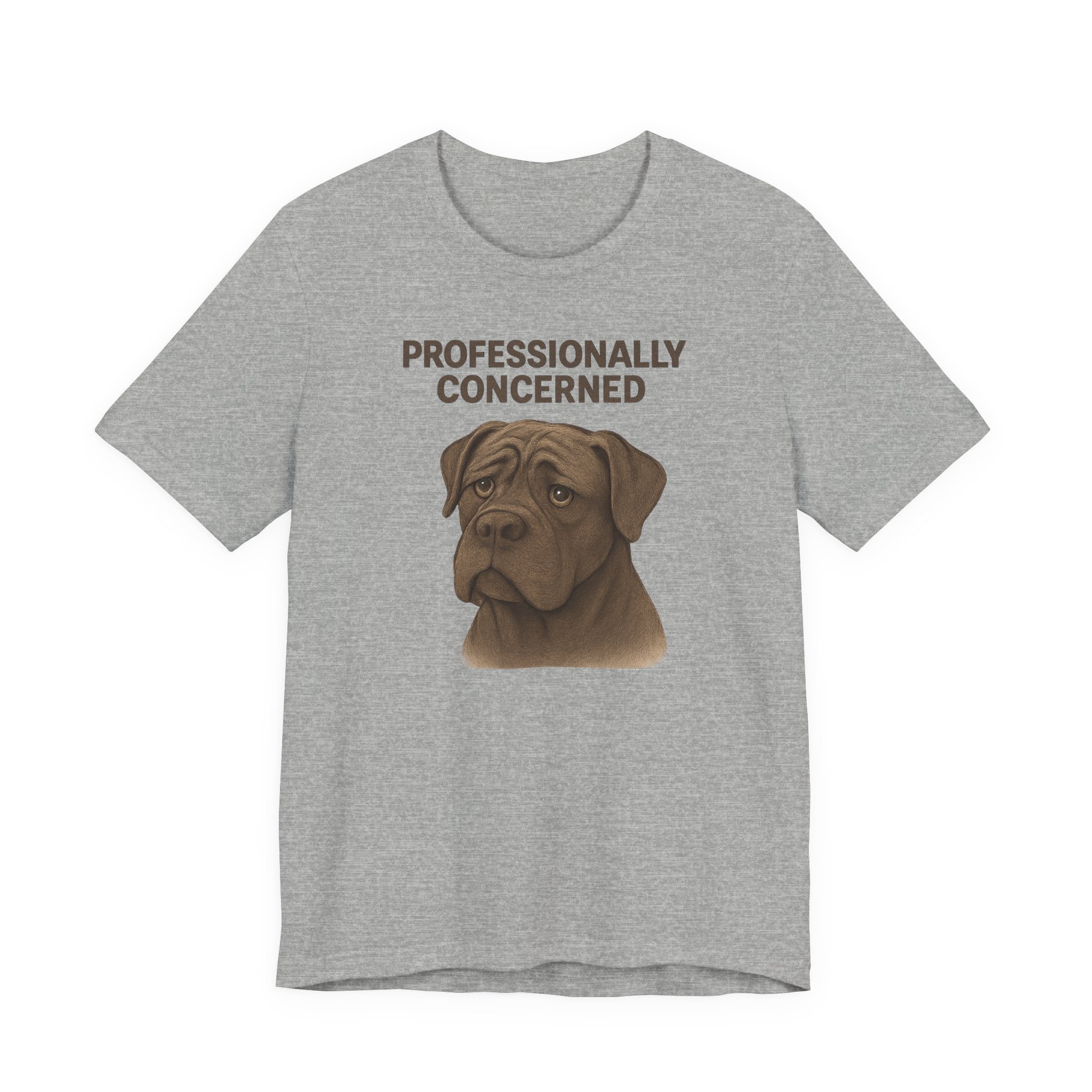 Cane Corso Professionally Concerned t-shirt, view 6