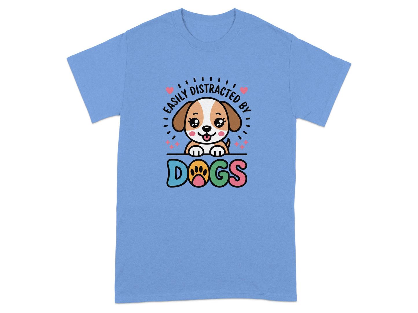 Easily Distracted By Dogs Graphic T-Shirt product type