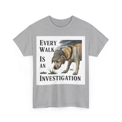 Every Walk is an Investigation Yellow Lab T-Shirt T-Shirt
