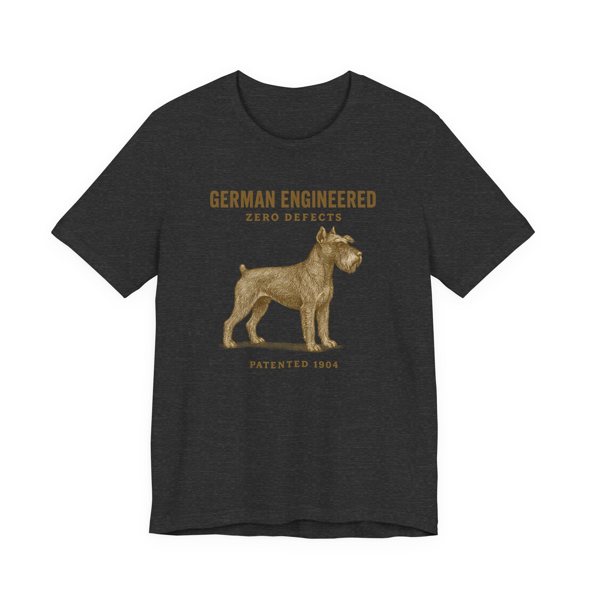 German Engineered Zero Defects Schnauzer T-Shirt