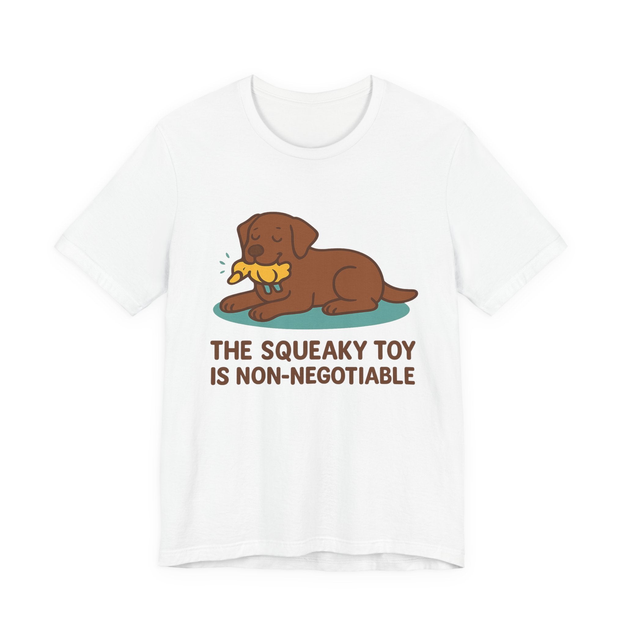 Chocolate Lab Squeaky Toy Non-Negotiable Tee