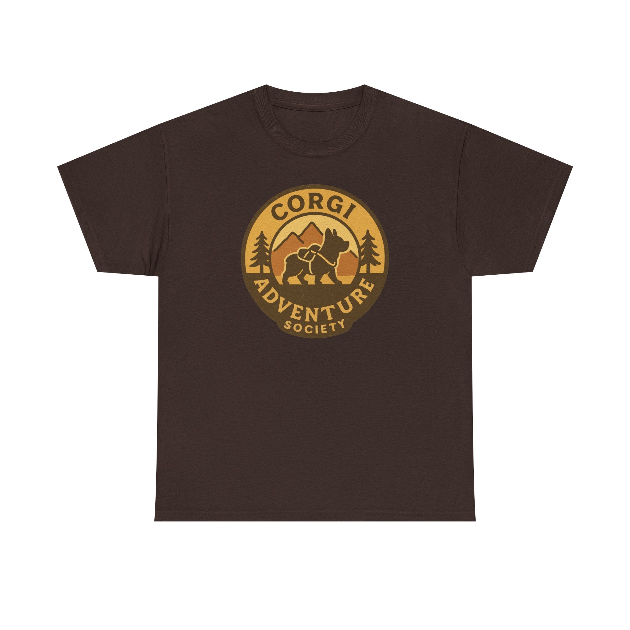 Outdoorsy Corgi Adventure Society T-Shirt