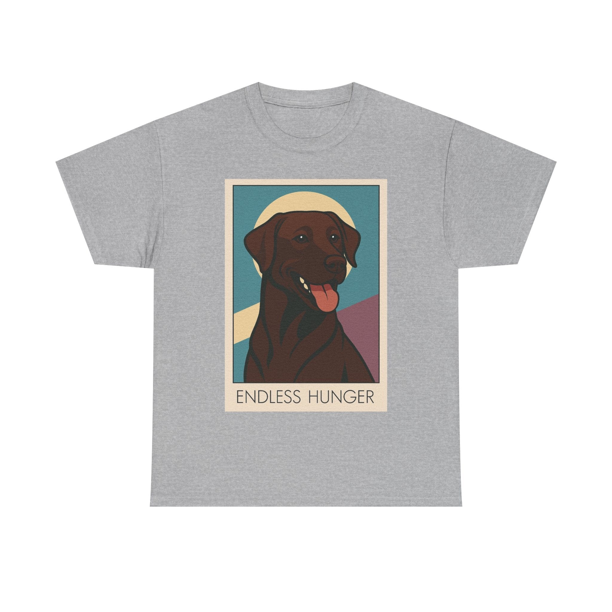 Vintage Labrador Retriever Tee - Endless Hunger Sport Grey T-Shirt