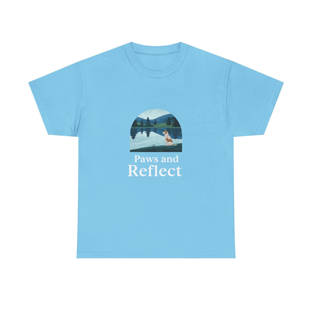 Contemplate life with our Paws and Reflect T-Shirts