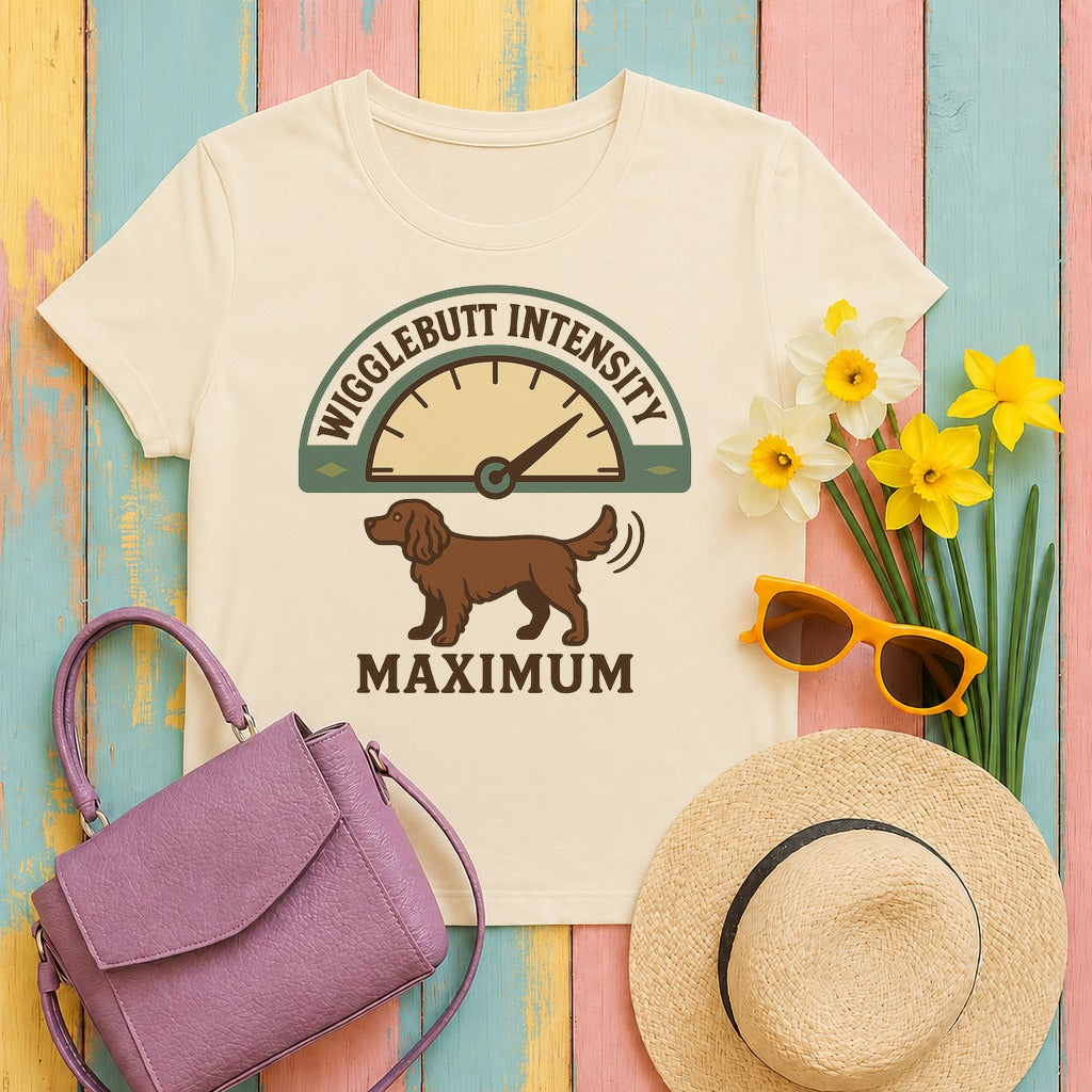 Boykin Spaniel Wigglebutt Intensity Maximum t-shirt