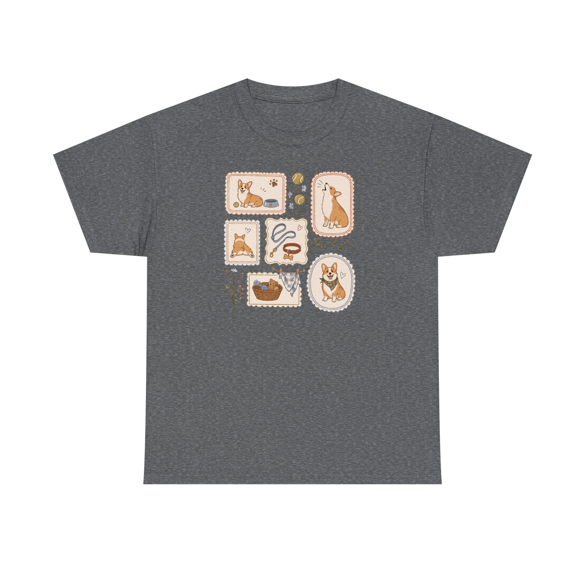 Cozy Corgi Vignettes T-Shirt