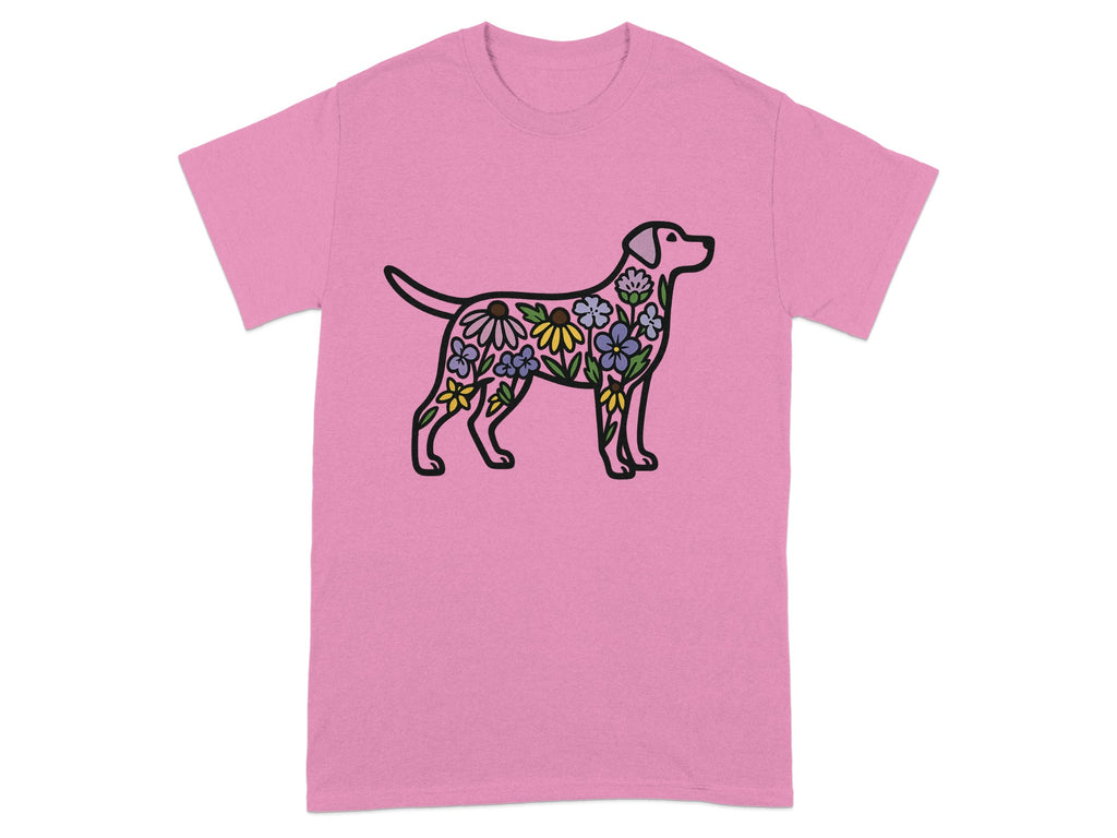 Floral Pattern Labrador Graphic Tee product