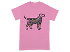 Floral Pattern Labrador Graphic Tee product