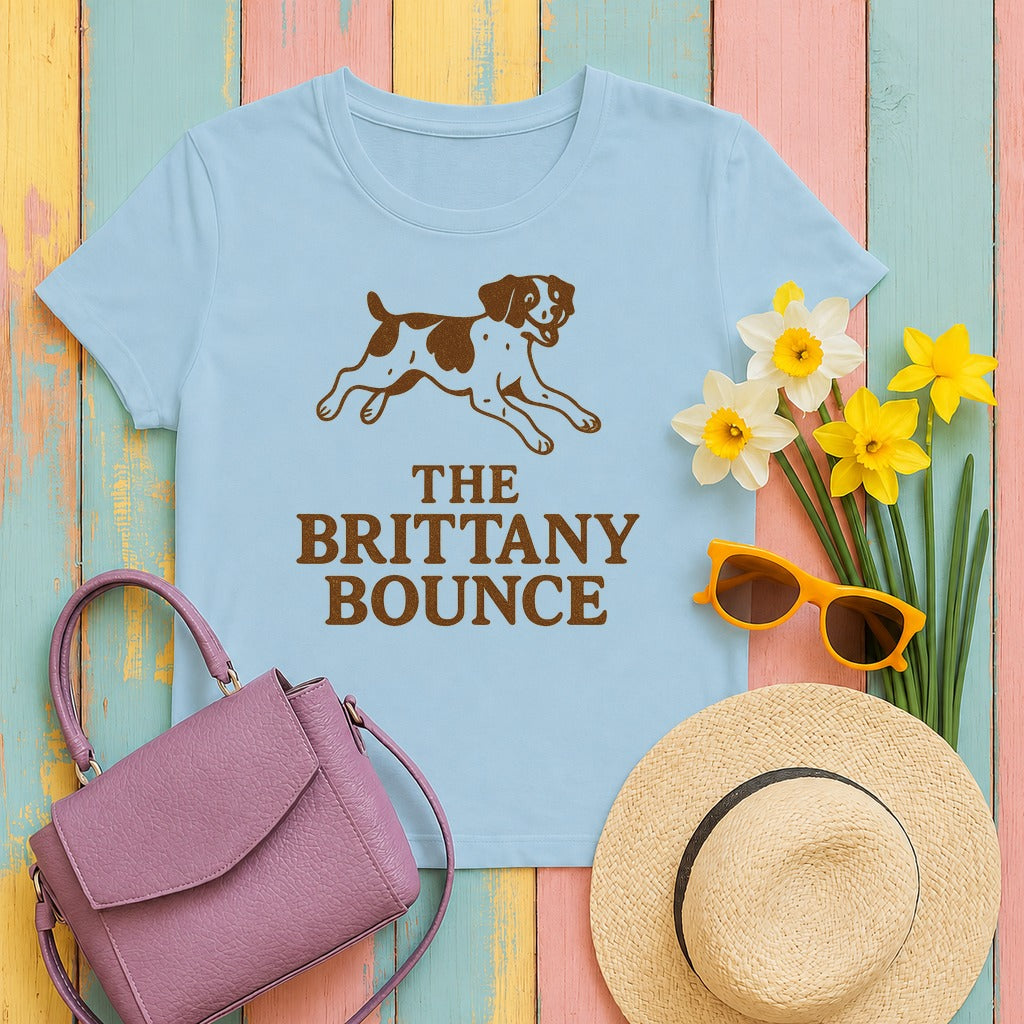 The Brittany Bounce T-shirt in Light Blue