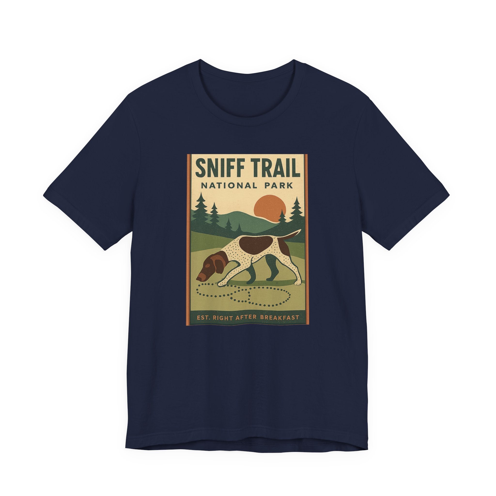 German Shorthaired Pointer Sniff Trail National Park Tee