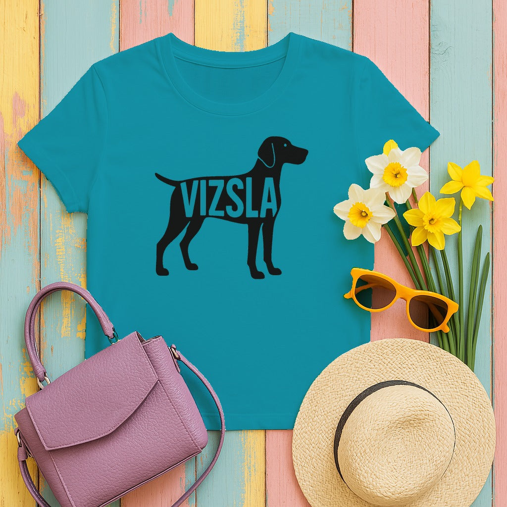 Vizsla Spirit Graphic T-Shirt in Tropical Blue