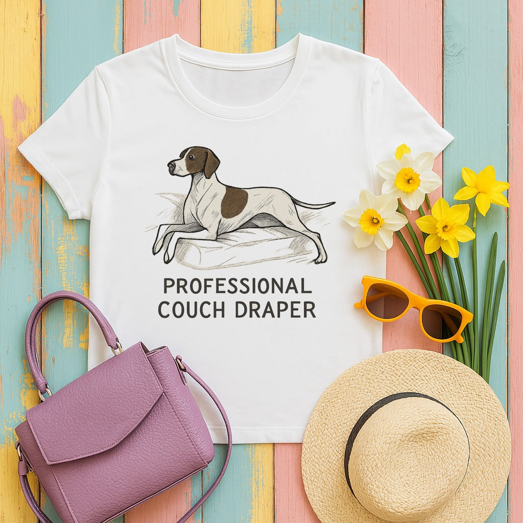 pointer professional-couch-draper tee flat lay hero