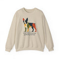 Feral Little Creature Boston Terrier Sweatshirt in Sand
