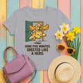 Cocker Greeted Like a Hero Tee in Athletic Heather
