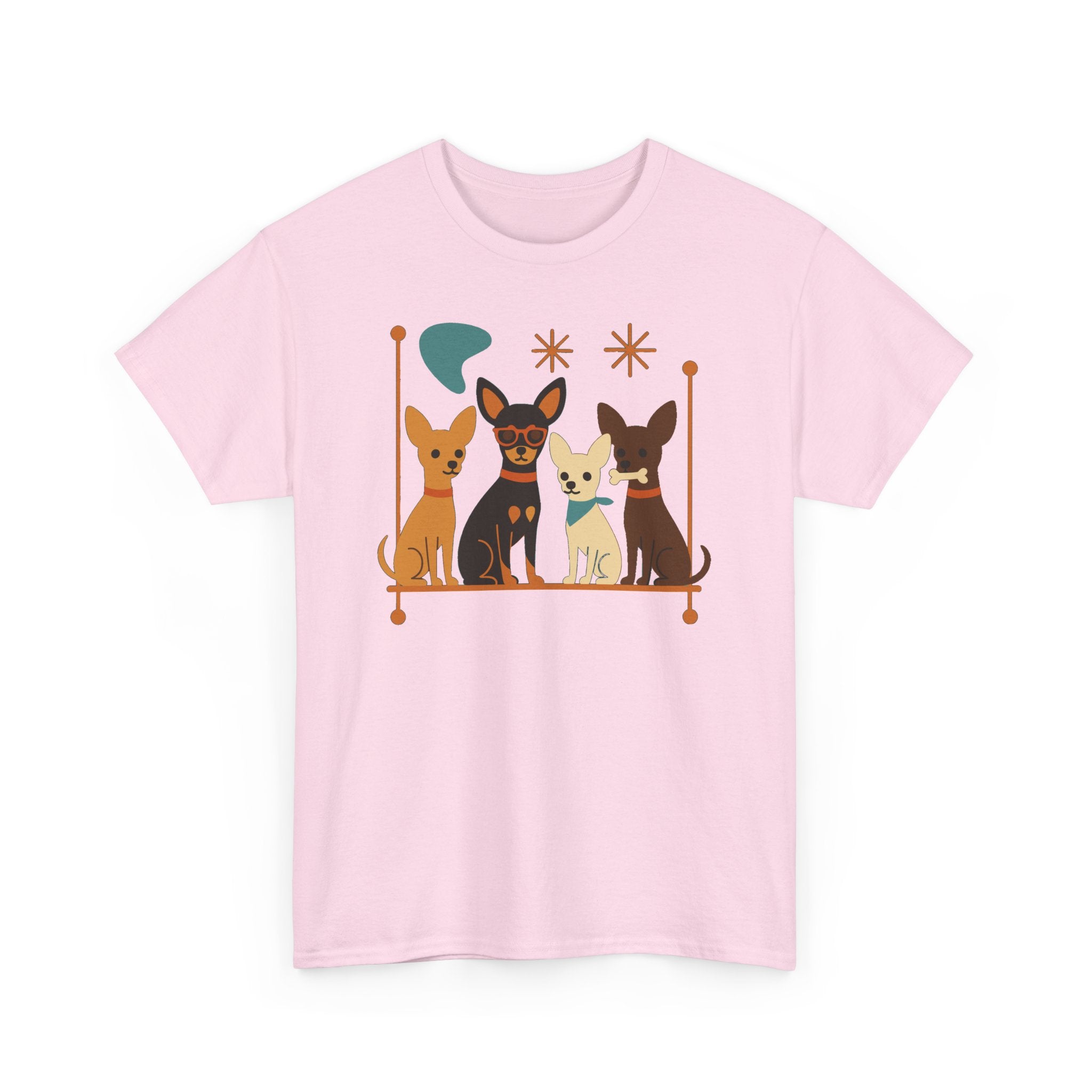 Mid-Century Chihuahua Crew T-Shirt