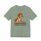 Lagotto Unsupervised Started a Project Tee