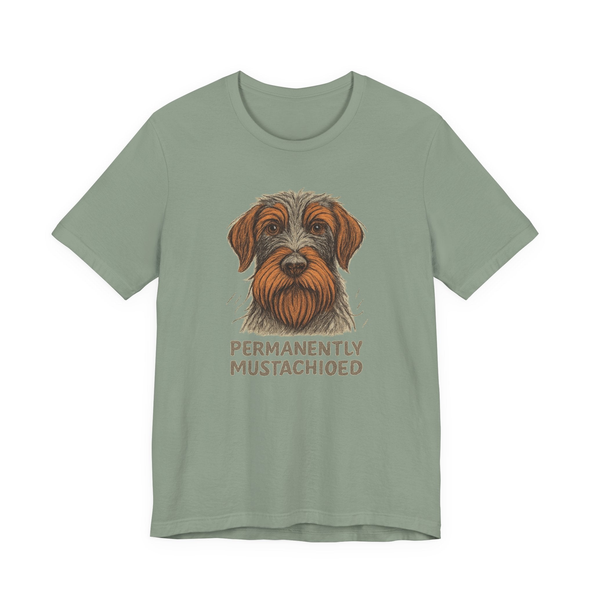 Wirehaired Pointing Griffon Permanently Mustachioed Tee