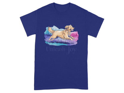 Golden Retriever Running With Joy T-Shirt Product