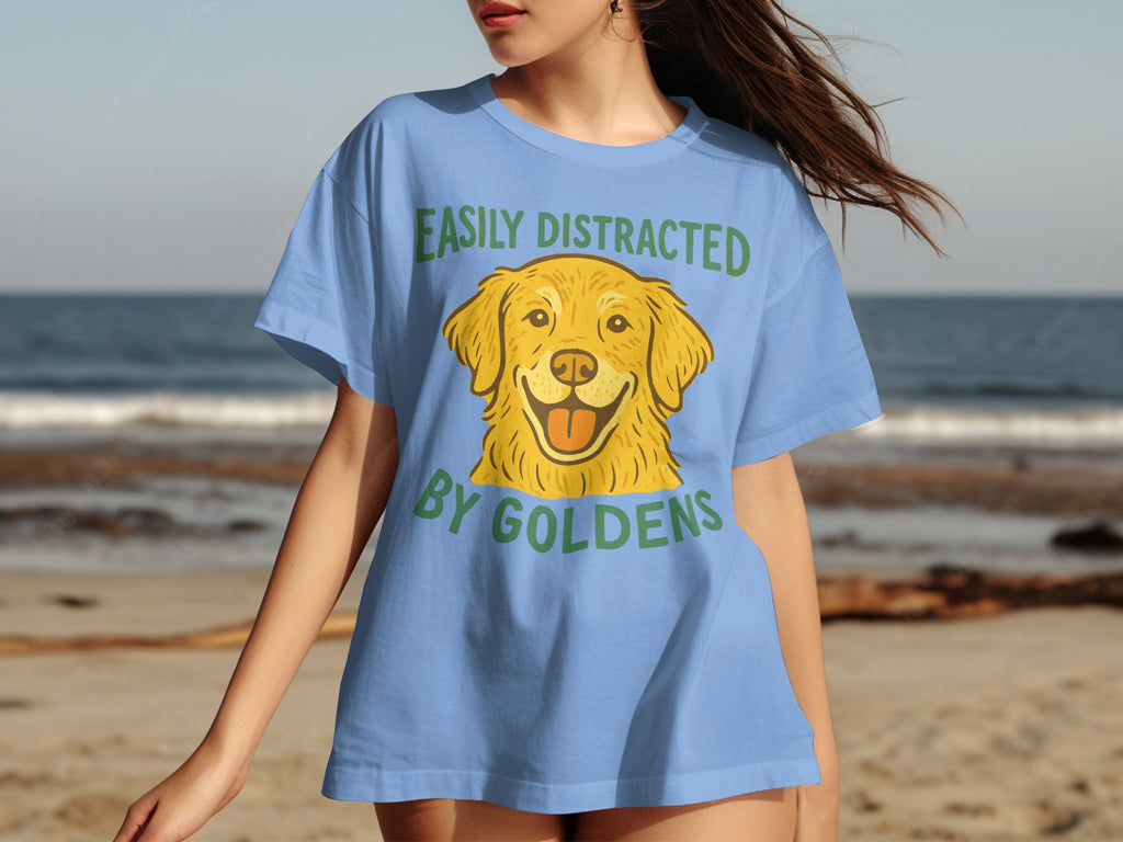 Easily Distracted By Goldens T-Shirt