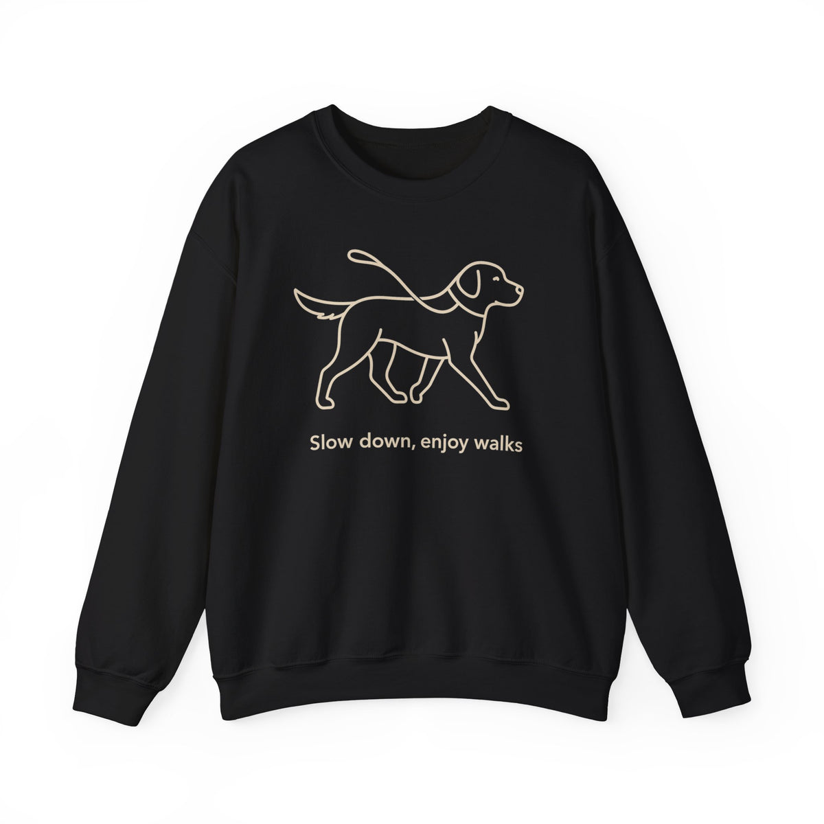 Slow Down Lab Sweatshirt in Black