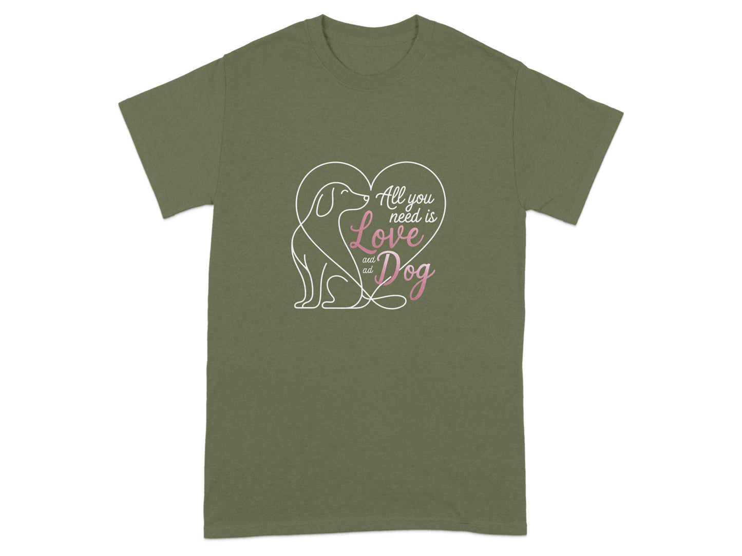 All You Need Is Love And A Dog Graphic Tee product type