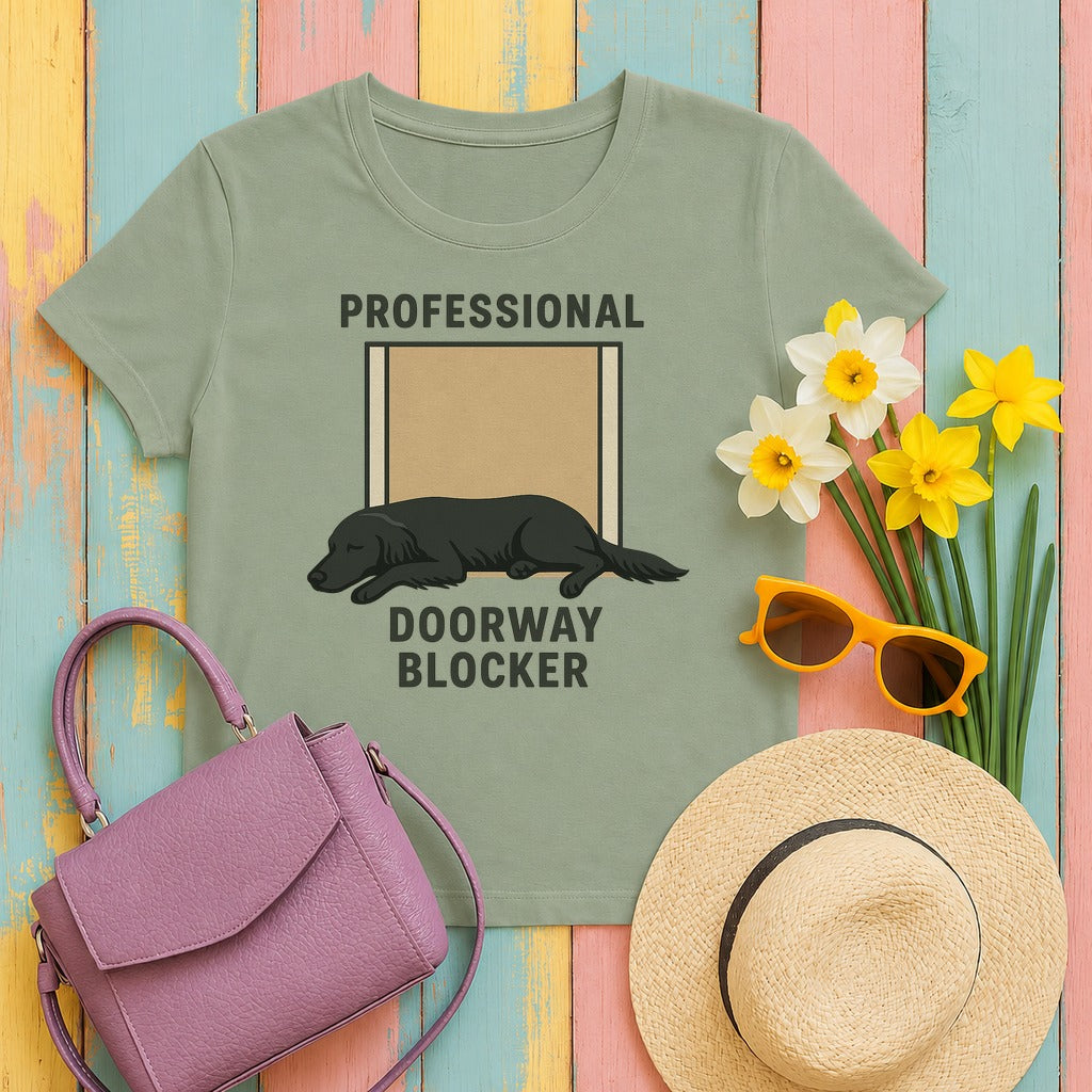 Flat-Coat Professional Doorway Blocker Tee in Sage