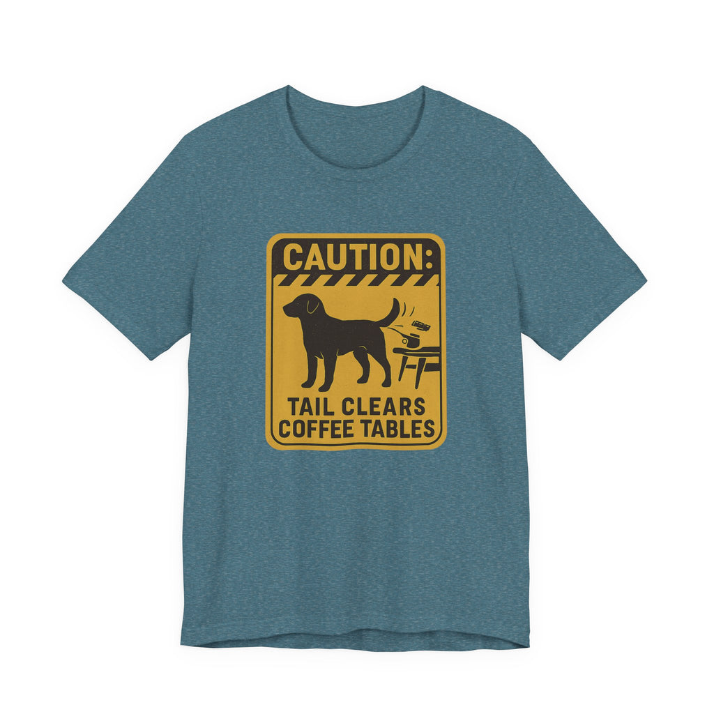 Chocolate Lab Tail Clears Coffee Tables Tee