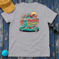 0 to Couch in 5 Seconds Greyhound T-Shirt in Athletic Heather - flat lay