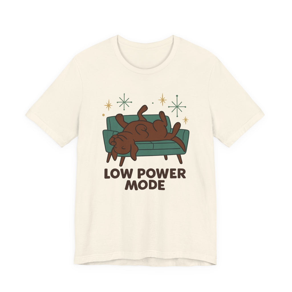 Chocolate Lab Low Power Mode Tee